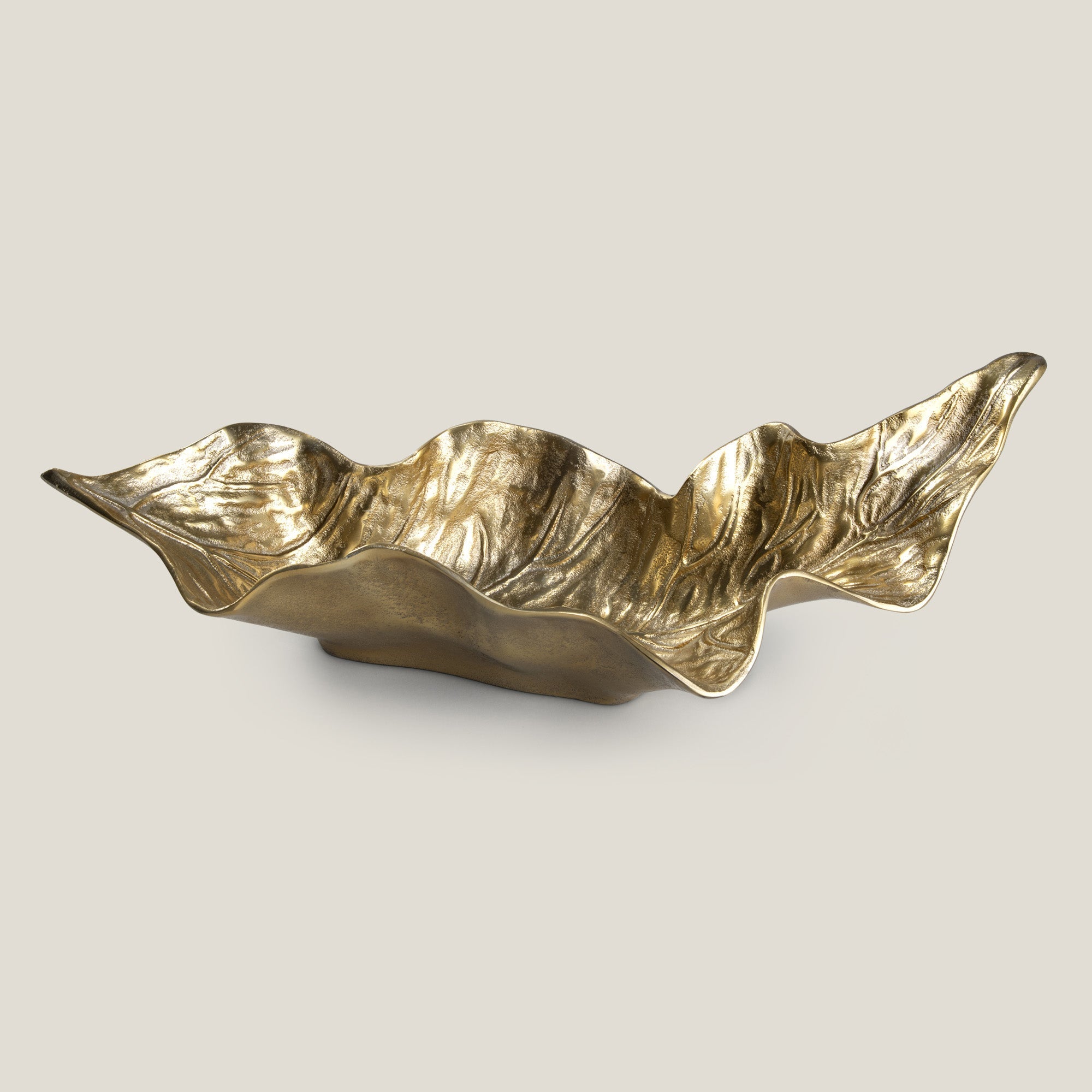 Folium Golden Decor Platter