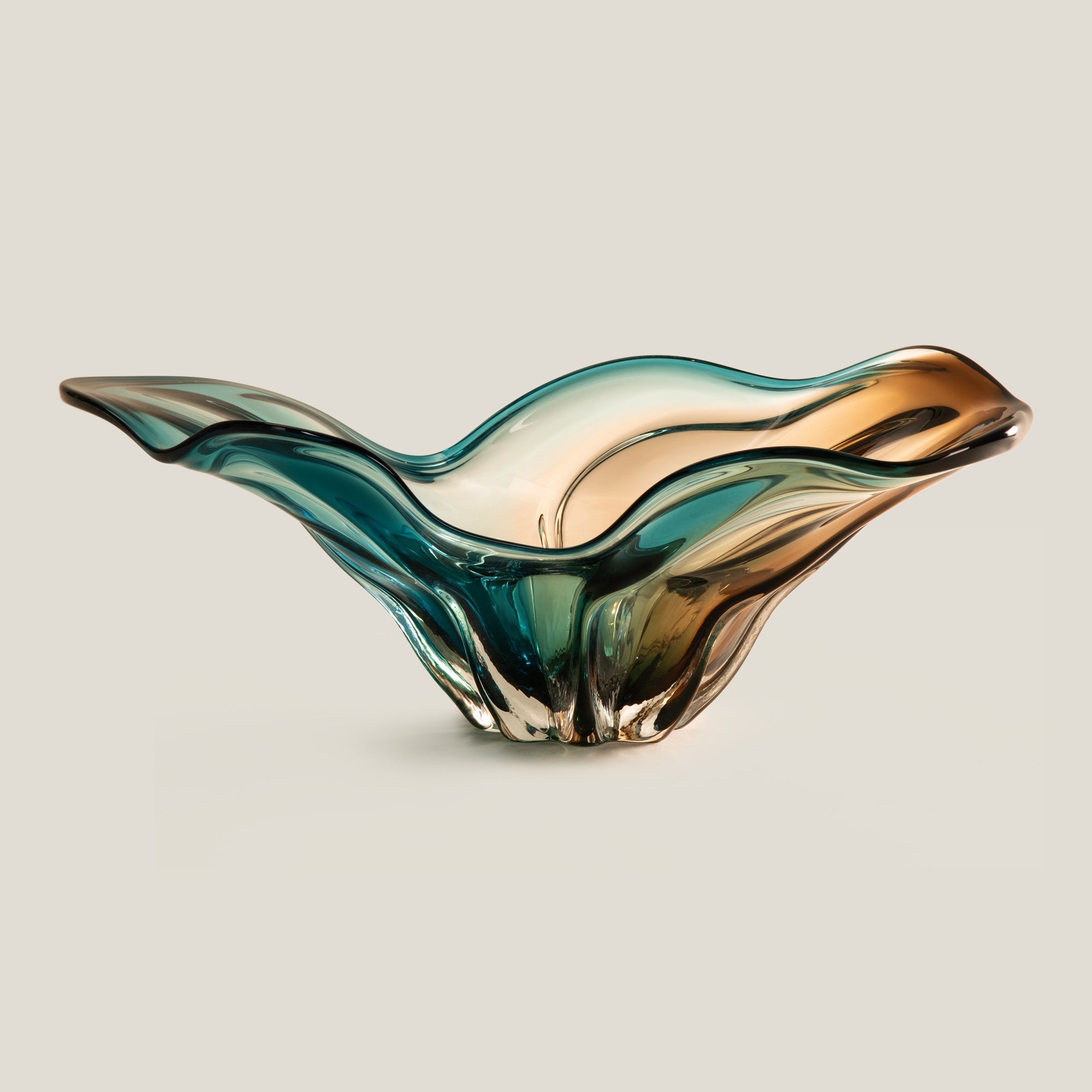 Mirage Blue & Brown Decor Platter