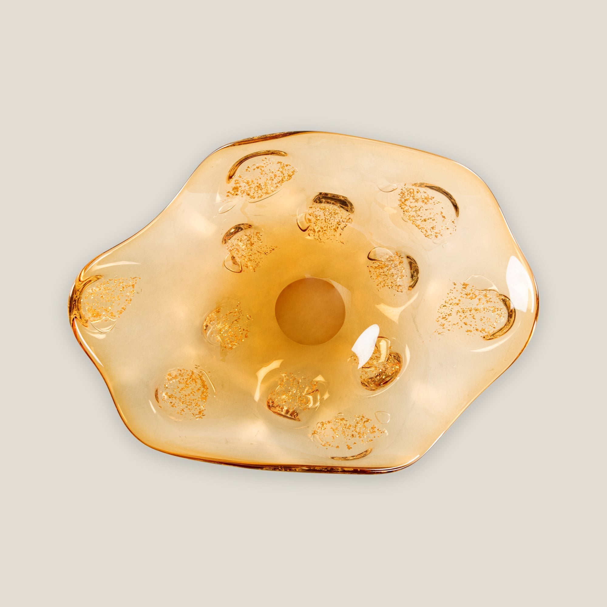 Soleil Amber Decor Platter